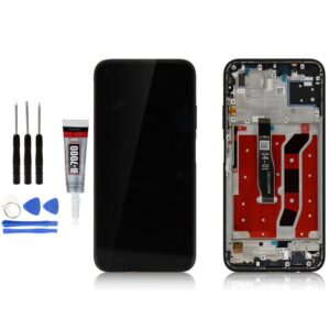 Ecran Complet Avec Frame Huawei P40 LITE Noir JNY-LX1 JNY-LX2 OUTILS + COLLE